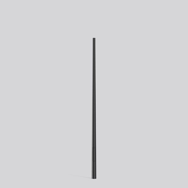 Steel pole D 124 H 4000 d 76 colour: anthracite image 2