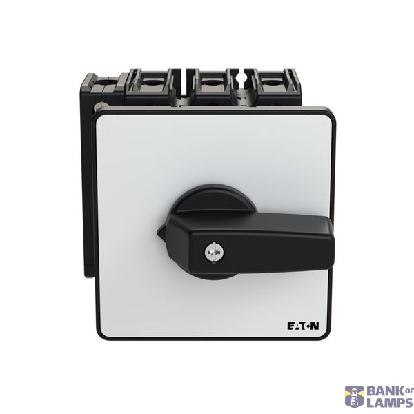 P3 Main switch, 80 A,Rear mounting, 4 pole, Form Z, Black, Door coupli image 4