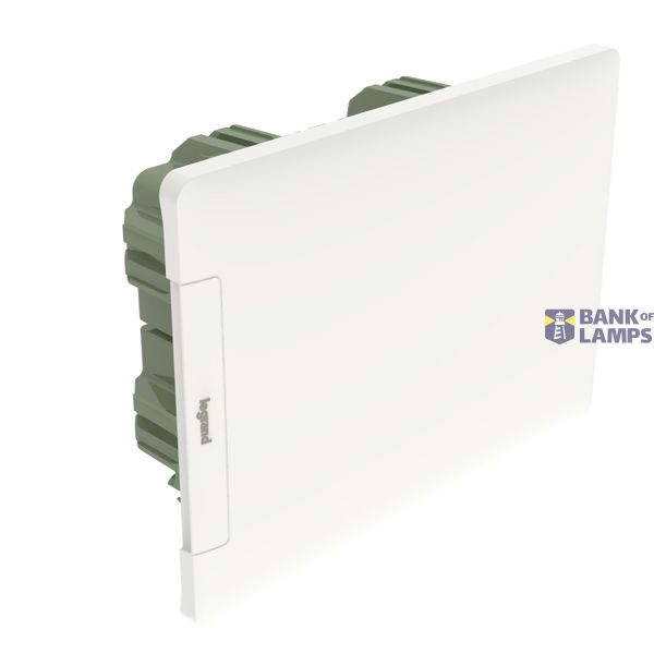 PRACTIBOX3 1R 8M FLUSH MOUNTING CABINET WHITE DOOR EARTH NEUTRAL T. BLOCK image 3
