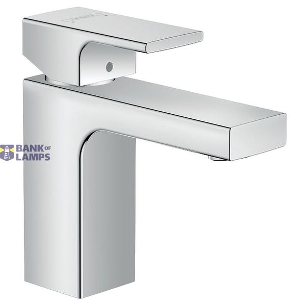 Vernis Shape 100 sink mixer, with pop-up, chrome image 1