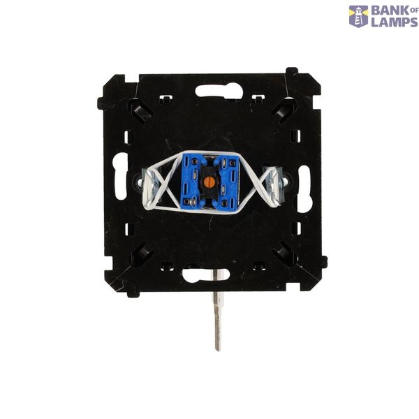 Dimmer for dimmable LED's, rotary-push, 1 pole, cream white/electro white image 1