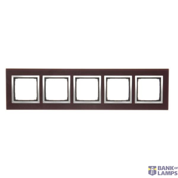 Quintuple frame, glass, Tempting plum image 1