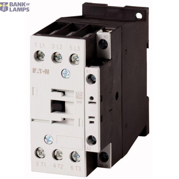 Contactor, 3 pole, 380 V 400 V 11 kW, 1 N/O, 230 V 50 Hz, 240 V 60 Hz, image 1