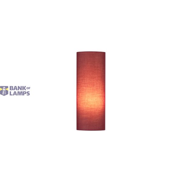 FENDA lamp shade, D150/ H400, cylindrical, wine red  image 1