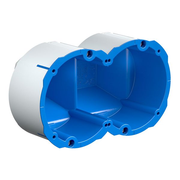 Quickbox Maxi sound insulation box 2x1 Ø83mm,for sound insulation walls classA* image 1