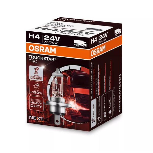 64196TSP 75/70W 24V P43T HCB2BOX OSRAM image 1