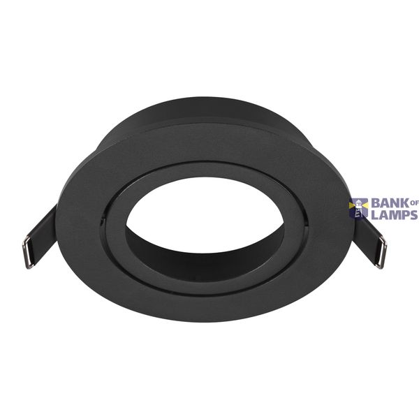 NEW TRIA® 95, ceiling installation ring, D: 11 H: 2.6 cm, IP 20, black image 1