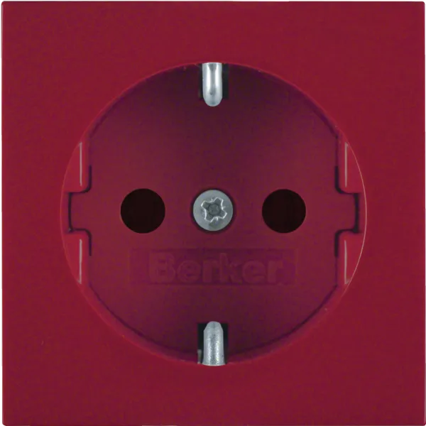 S.1/B.x - esplh. Schuko with shutter, red image 1