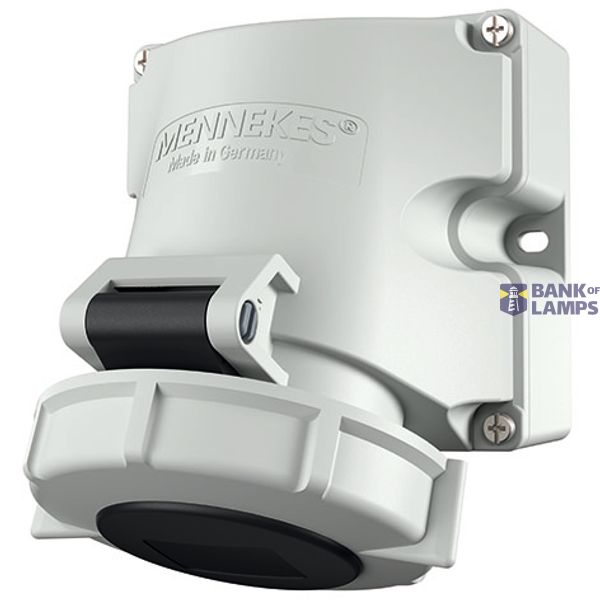 Wall socket, 16A 4p 6h 400V, IP67 image 2