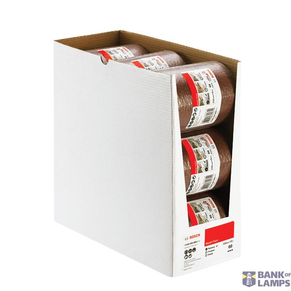 Sanding roll for wood and paint, 115 mm x 5 m, P60 G= 60 image 2