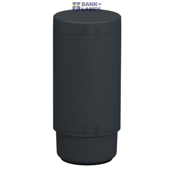Base Module, Harmony XV6, Ø60mm Modular Tower Light, 100-240VAC, 120V DC base with Direct/Tube Adapter, Cover Included, Dark Grey Body Color image 1
