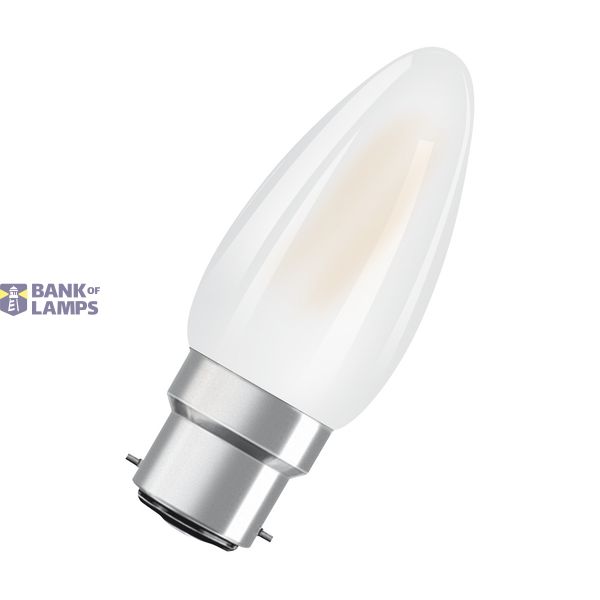 Spuldze FILAM.LED B22 4W=40W B35 2700K  MAT 470Lm Ledvance image 1