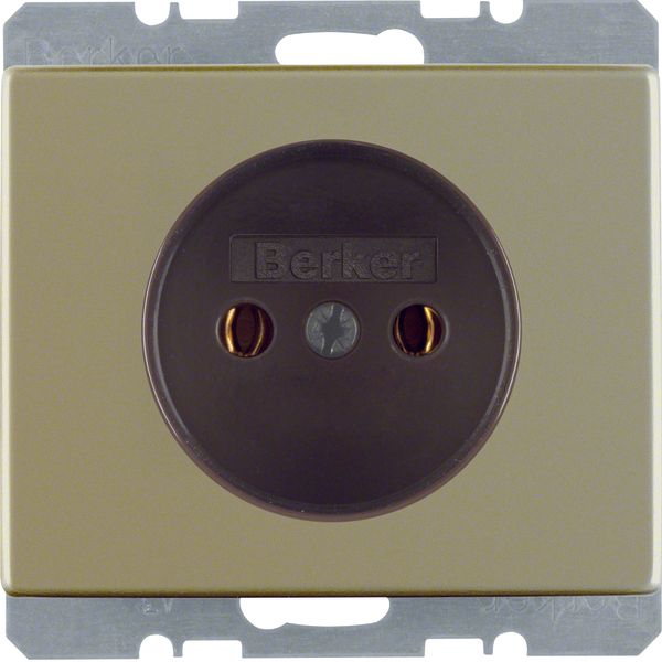 soc.out. out earthing contact, screw term., arsys, light bronze matt,  image 1