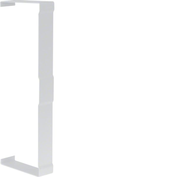 Joint cover for BRS 68x210mm lid 2x80mm of sheet steel in pure white image 1