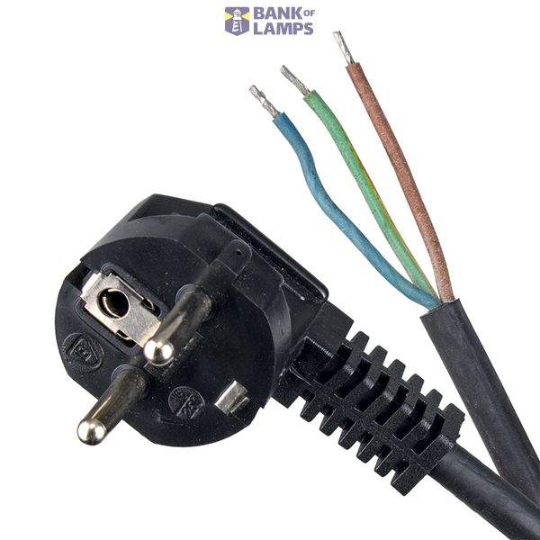 W-2 OMYżo connection cable 3x1.0 black image 1