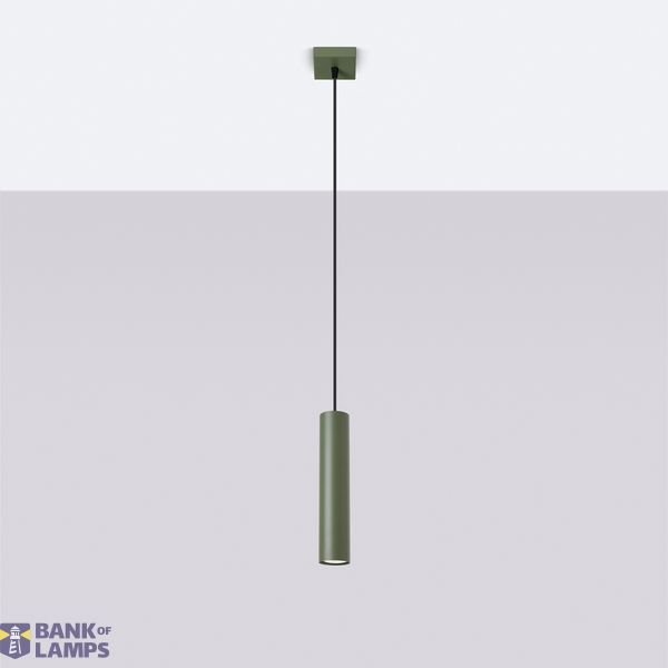 HANGING LAMP LAGOS 1 GREEN OLIVE 1XGU10 image 10