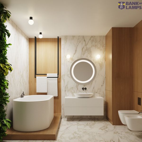 Ceiling lamp HALO black IP44 image 4