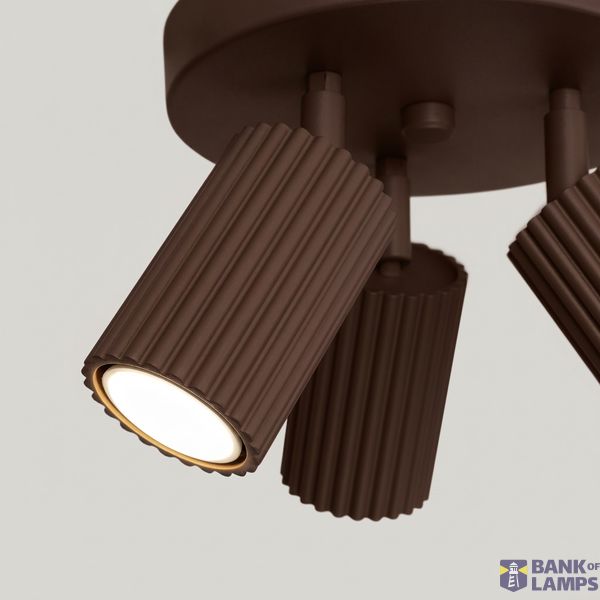 Ceiling lamp KARBON 3P brown image 3