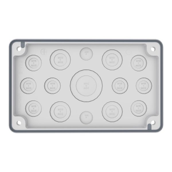 F3A-2K - Flange plate 2-component-plastic, up to IP66, metrical entries image 2