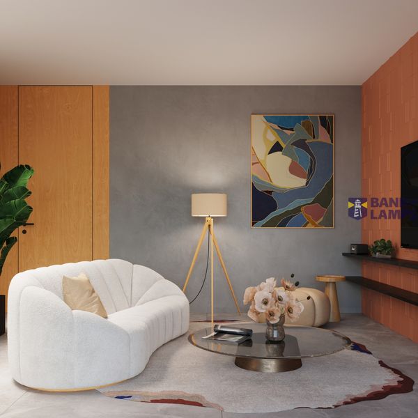 Floor lamp NATT beige image 9