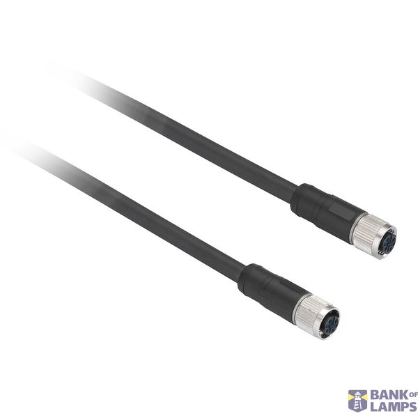 Cable Jumper straight M12 8-pin Male, straight M12 8-pin Female, PUR c image 5
