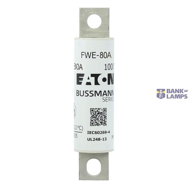 FWE-550A 1000Vdc IEC/UL 550A aR 60mm Round fuse image 1
