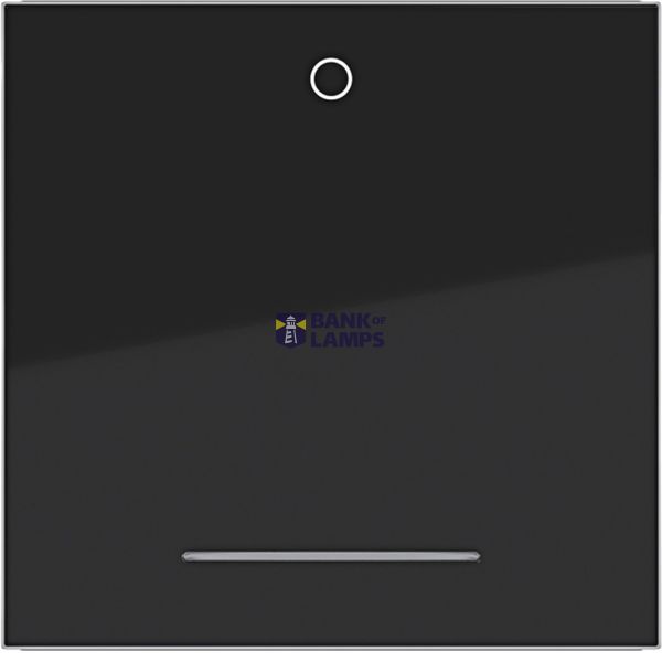 Rocker single with imprint "0", clear lens, A.x/C.x, night black glass. image 1