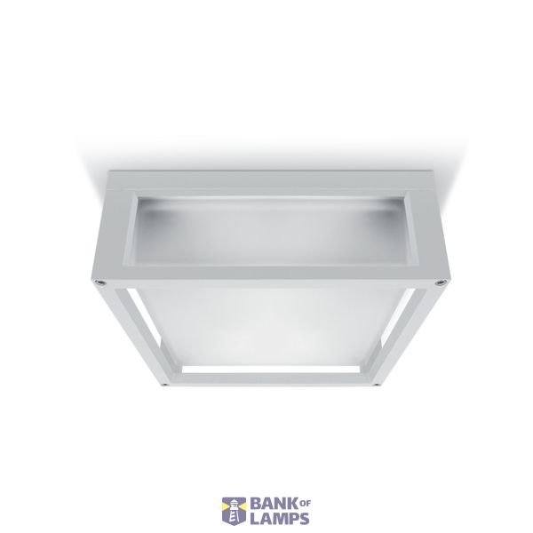 WHITE E27 2x12W PLAFO IP54 image 1