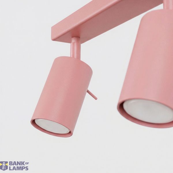 Ceiling lamp RING 6L pink image 9