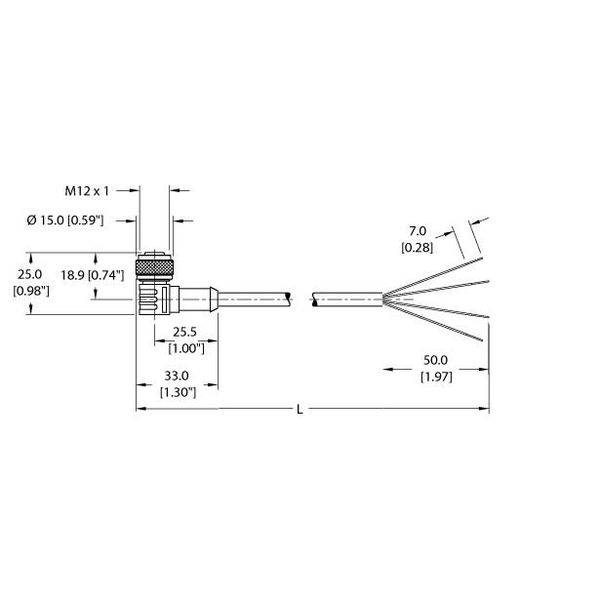 Actuator and Sensor Cable Connection Cable   WK 4.4T-2 image 2