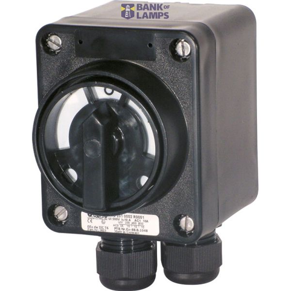 Ex-Safety switch Standard for zone 1/21, Variant: 10A-3P-1NO, Cable entry: 2x M25 + 1x M20 image 1