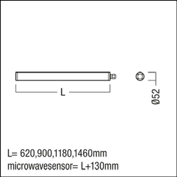 TLX S 4700-840 O SL M LDO - Tube Luminaire image 2