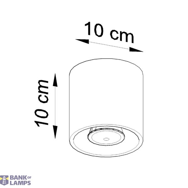 SPOT ORBIS 1 WHITE GU10 1X40W IP20 image 6