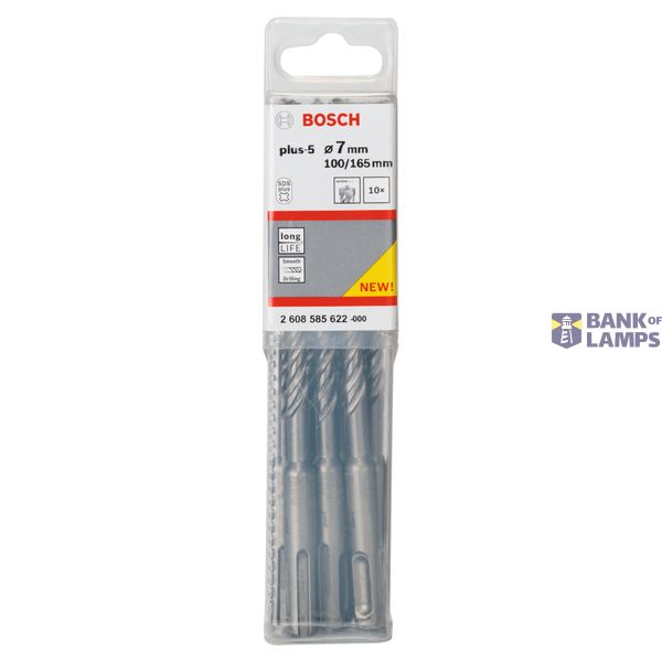 Hammer drill bit SDS-plus-5 7 x 100 x 165 mm image 2