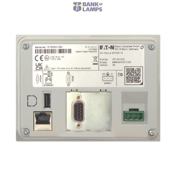 Touch panel XV-102, 24 V DC, 3.5 Inch, 1 x USB, 1 x RS-485, Linux, Res image 3