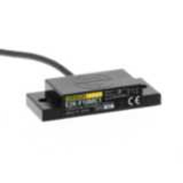 Proximity sensor, capacitive, flat, unshielded, 10mm, DC, 3-wire, NPN- E2KF1002M image 1