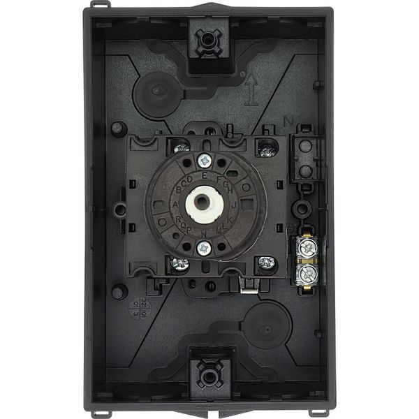 T3-3-15683/I2/SVB-SW Main switch, T3, 32 A, surface mounting, 3 contact unit(s), 3 pole, 2 N/O, 1 N/C, STOP function, With black rotary handle and locking ring, Lockable i image 26
