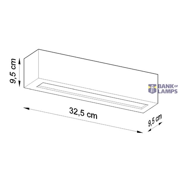 CERAMIC WALL LAMP VEGA E27 1X60W IP20 image 7