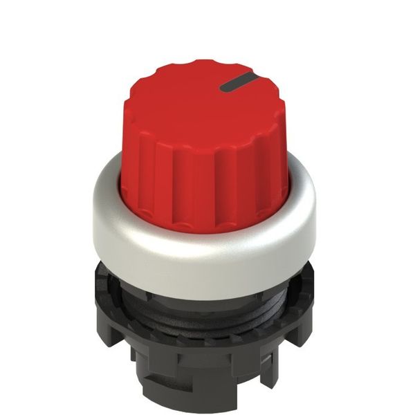 Knob selector, 3 positions red with marking image 1