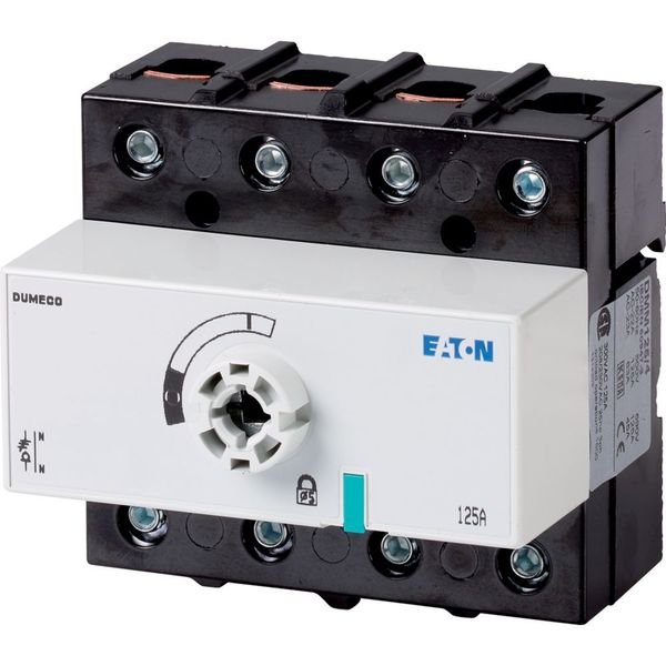 DMM-125/3-SK Switch-disconnector, DMM, 125 A, 3 pole, Stop Function optional, Without rotary handle and drive shaft image 3