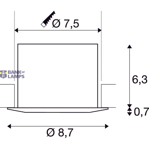 EASY-INSTALL QPAR51 DL, indoor recessed ceiling light, black image 6