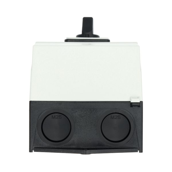 T3-4-8410/I2 Star-delta switches, T3, 32 A, surface mounting, 4 contact unit(s), Contacts: 8, 60 °, maintained, With 0 (Off) position, 0-Y-D, Design number 8410 image 44