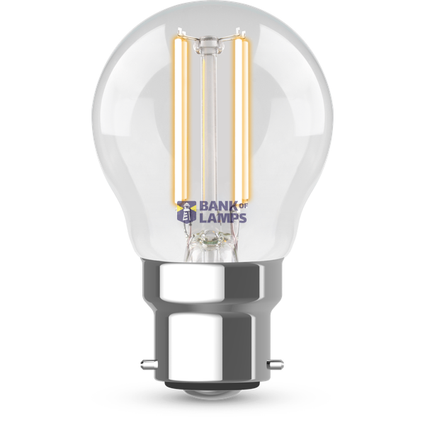 Filament Golf(G45) 4.2W BC(B22) 4000K Clear image 1