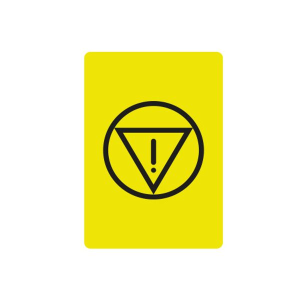 Adhesive label 22x32, symbol S144 image 1