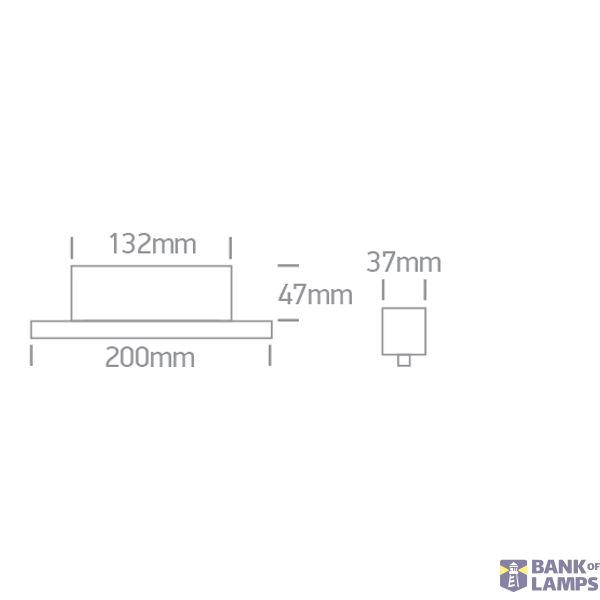 BLACK DALI 12W CCTV 48V IP20 DARK LIGHT MAXI image 2