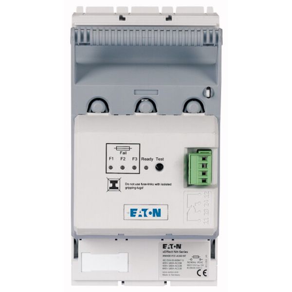 NH fuse-switch 3p box terminal 1,5 - 95 mm², mounting plate, electronic fuse monitoring, NH000 & NH00 image 2