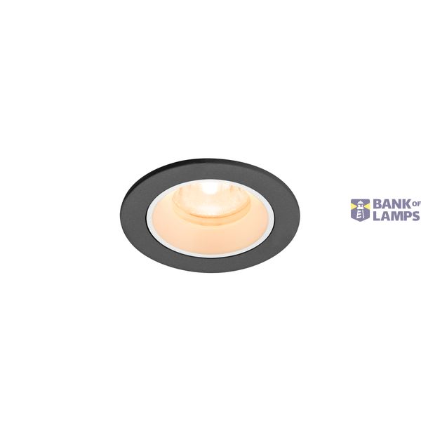 NUMINOS© XS recessed ceiling light 2700K 40ø IP20 rnd bl/wh image 1