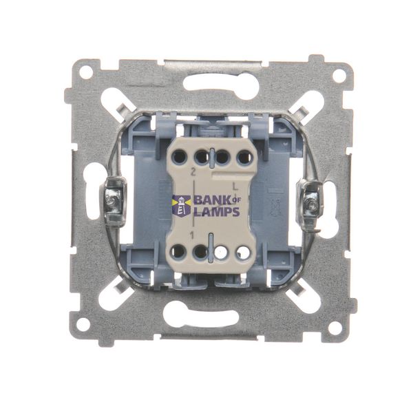 Light LED indicator red light, (module), light gray matt image 1