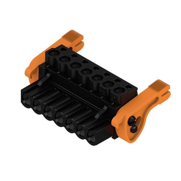 PCB plug-in connector, female plug, 5.00 mm, Number of poles: 7, 180°, Clamping yoke connection, Clamping range, max. : 4 mm², Box image 2