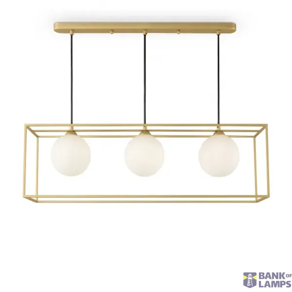 Modern Trinity Pendant lamp Gold image 1